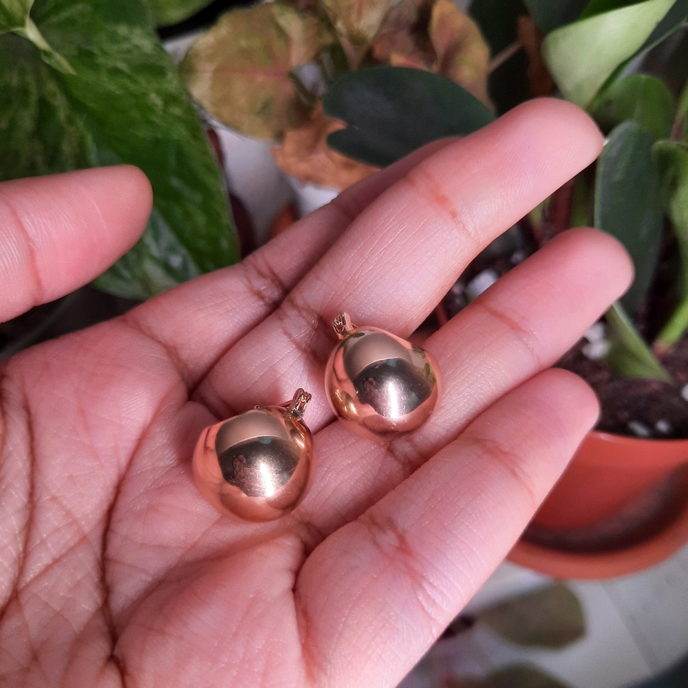 Gold Plated Hoop Earrings
